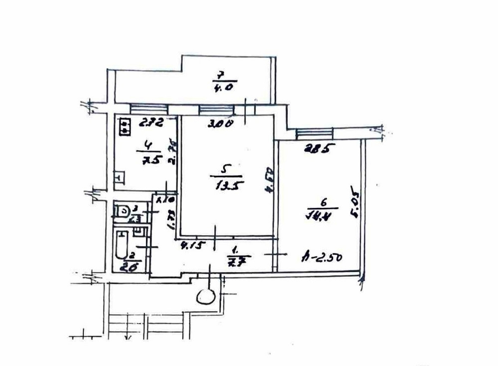 Продаж 2к Квартира 51 кв.м Стрийська, 87 Б Львів - фото 1