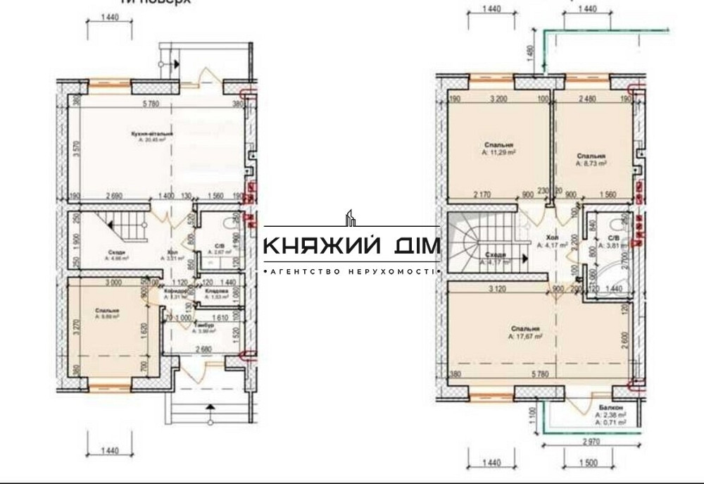 БЕЗ КОМИССИИ!!! Продажа современного дуплекса в с. Княжичи Броварской р-н. № 2210775 Княжичі (Броварський район) - фото 4