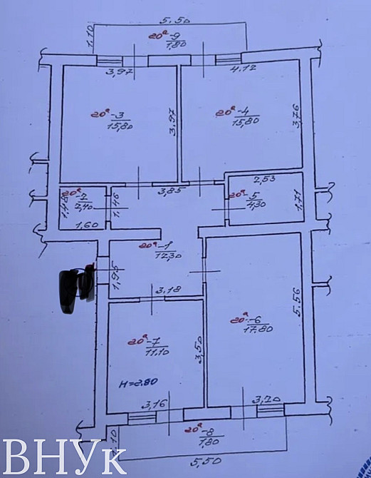 Продаж Квартира 4-кімнатна, 5/5 поверх на Охіри Uzhhorod - photo 10