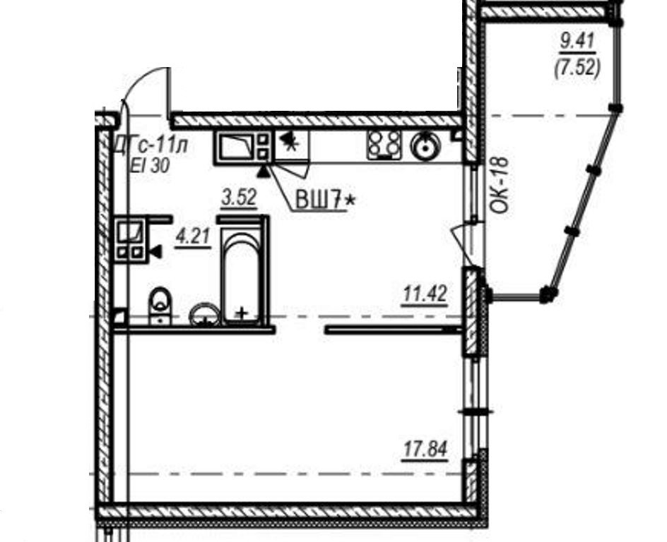 Однокомнатная квартира в ЖК Удобный Одесса - изображение 8