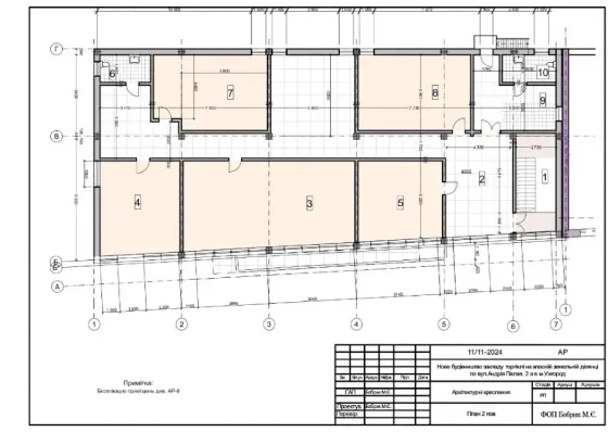 Продажа Торгово-офисный центр площадь 790 кв.м  на Андрія Палая Ужгород
