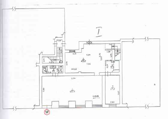 Оренда приміщення вільного призначення на улица Орлика Пилипа, д.1 приміщень - 5, поверх - 1/5 Киев