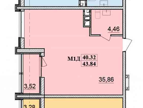 Продаж Квартира 1-кімнатна, 24/24 поверх на Ивана Франко ул. Одеса