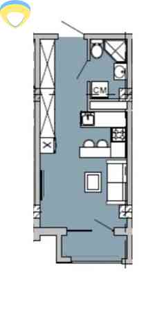 Продаж Квартира 1-кімнатна на ул. Колонтаевская, 14а Odessa