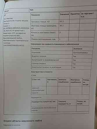 Терміново!!! Продається 3 кімнатна квартира, рн. Ковалівка ( біля жд) Кропивницький