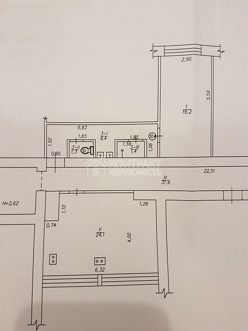 Продаж Квартира 2-кімнатна, 3/9 поверх на вул. Ньютона Харків - фото 4