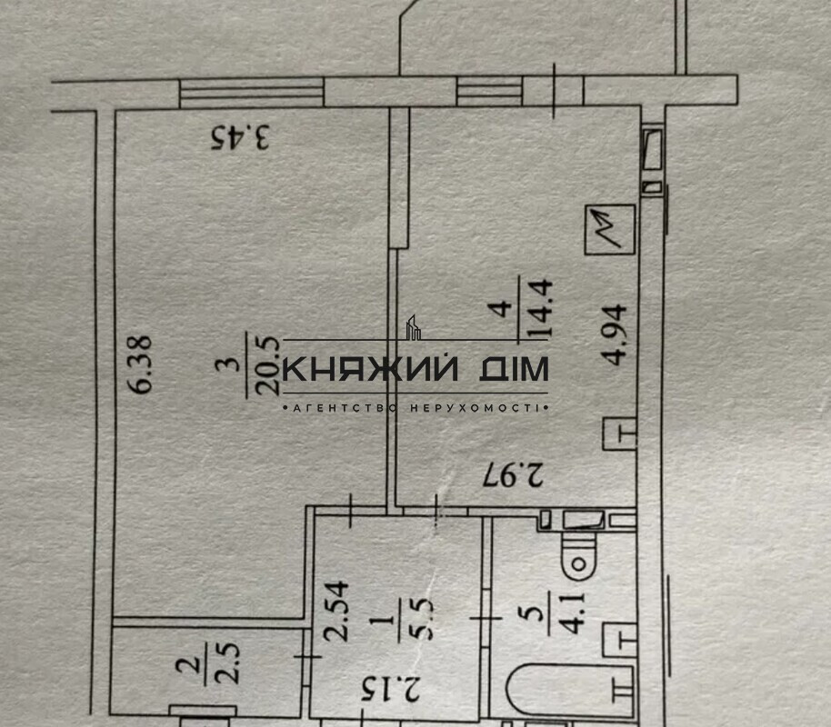 Продаж 1-но к.кв. на Троєщині по вул. М. Закревського в Деснянському р-ні. Код об'єкту №:21146098 Київ - фото 16