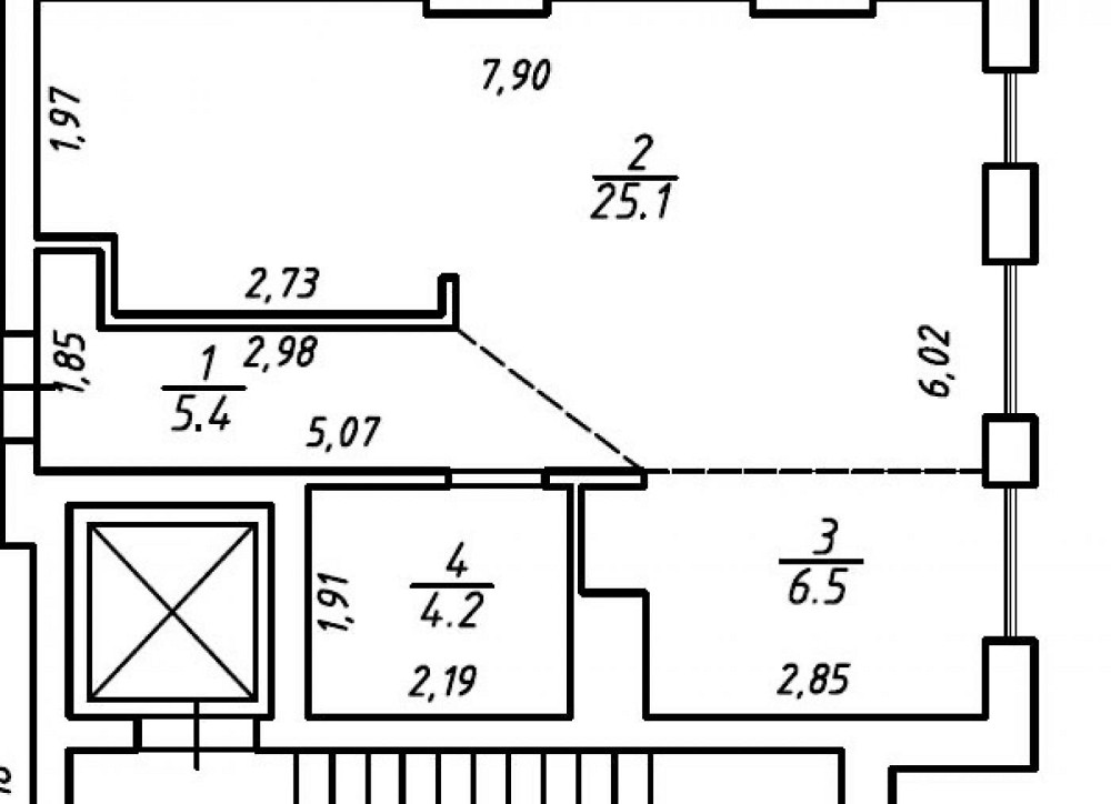 Продаж Квартира 1-кімнатна, 4/6 поверх на вул. Володимира Великого L'viv - photo 15