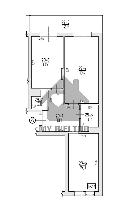 Чудова пропозиція продажу квартир у розвиненому районі міста! Uzhhorod - photo 19