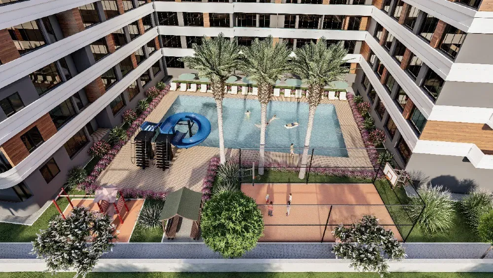 Квартира за кордоном 60 кв.м 1 кімн. 5-й поверх м. Мерсін,  Мерсін - фото 5