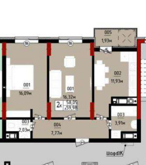 Продаж Квартира 2-кімнатна на Бельведерська-Ленкавського Івано-Франківськ - фото 9