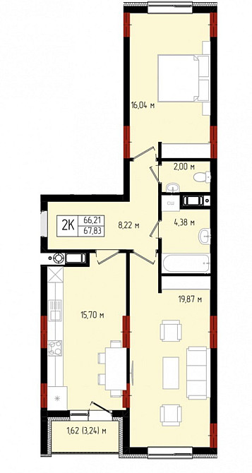 Продаж Квартира 2-кімнатна на Бельведерська-Ленкавського Івано-Франківськ - фото 5