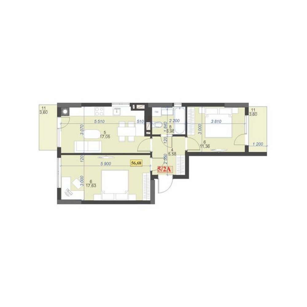 Продаж Квартира 2-кімнатна, 4/11 поверх Ивано-Франковск - изображение 16