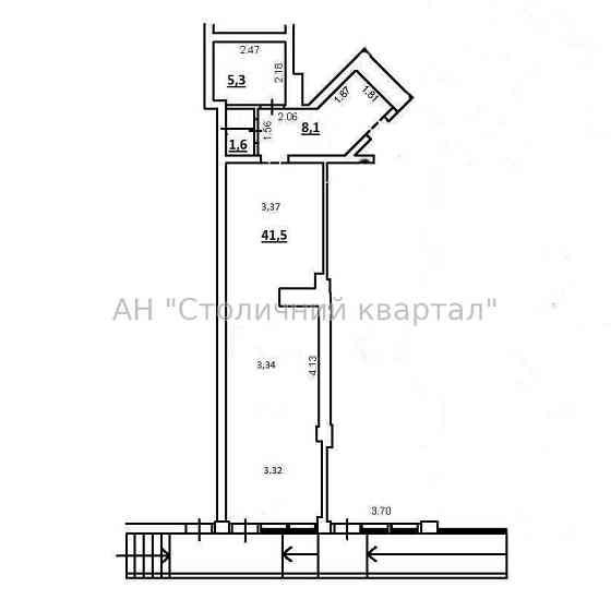 Оренда торгове приміщення на Ахматової Анни вул., 30 приміщень - 3, поверх - 1/25 Київ