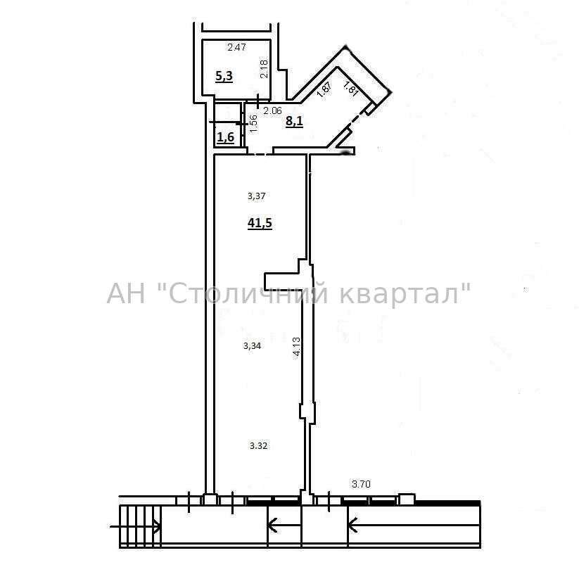 Оренда торгове приміщення на Ахматової Анни вул., 30 приміщень - 3, поверх - 1/25 Киев - изображение 2