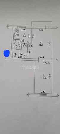 Продаж Квартира 2-кімнатна, 2/5 поверх на вул. Отакара Яроша Kharkiv