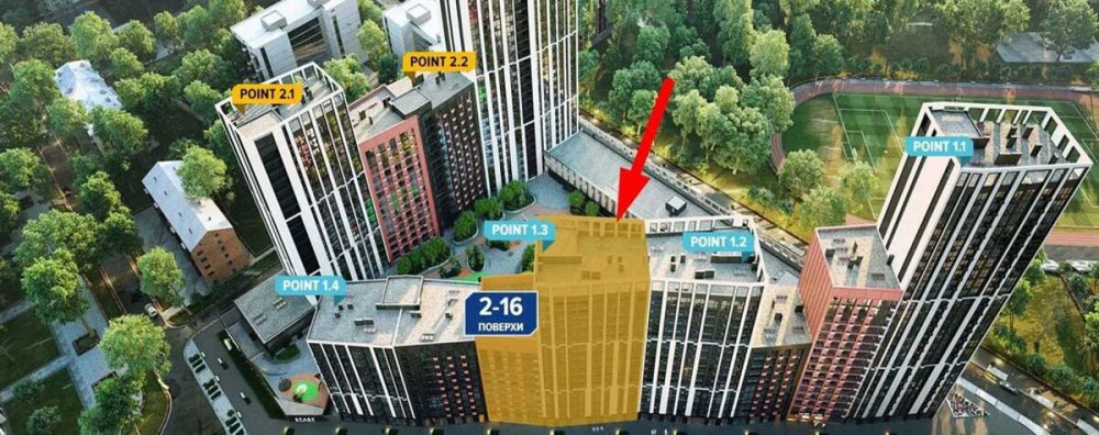 Продаж Квартира 3-кімнатна, 5/16 поверх на Шолуденка, 30 Kiev - photo 3