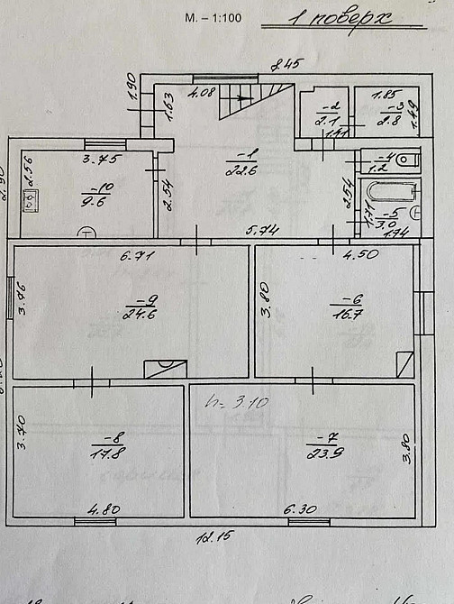 Продаж 2-поверховий Будинок з ділянкою 29.5 сот 230 кв.м 6 кімн. на Ів. Франка вул. Борислав - фото 20