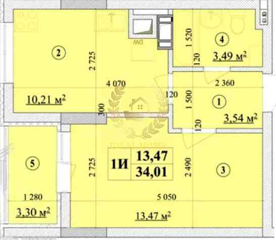 Продаж Квартира 1-кімнатна, 6/7 поверх на Августина Волошина ул., 32А Київ