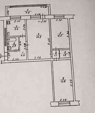 Продаж Квартира 3-кімнатна, 1/5 поверх на Героев Крут улица, 2/3 Одеса