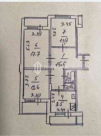 Продаж Квартира 3-кімнатна, 2/18 поверх на вул. Бальзака Оноре Киев