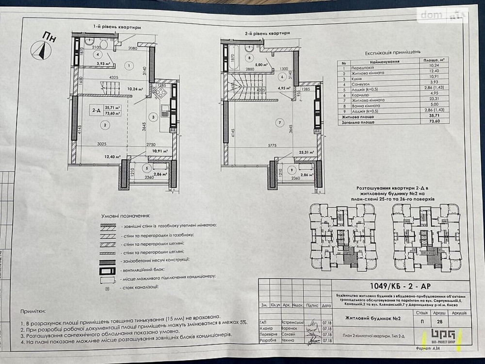 Продаж Квартира 2-кімнатна, 25/26 поверх на Сортувальна, 7 Kiev - photo 2