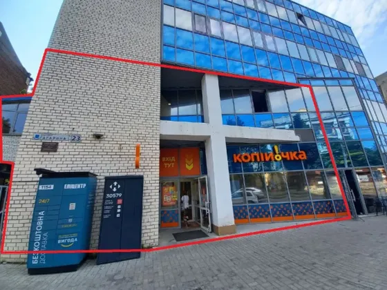 Shop on Gagarina (Nagorka) with tenants. Located on Gagarina Ave. 23 Dnipro