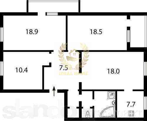 Продаж квартири 4 кімн. в Святошинському районі Київ
