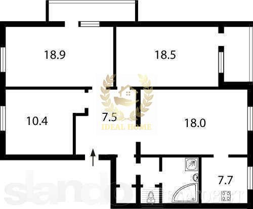 Продаж квартири 4 кімн. в Святошинському районі Киев - изображение 1