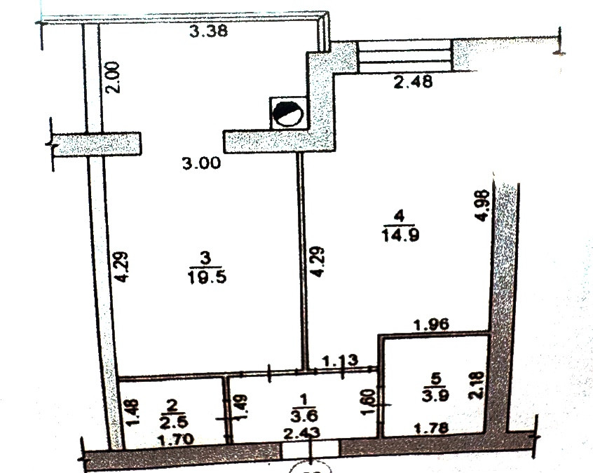 Продаж 1к Квартира 45 кв.м Домбровського 3-д Zhytomyr - photo 1
