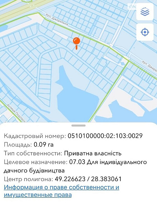 Продаж земельної ділянки 9 соток на Джерельна Вінниця - фото 1