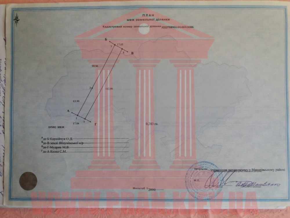 Продаж земельної ділянки 28.3 соток Яблунівка (Білоцерківський район) - фото 2