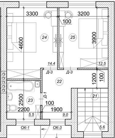 2-этажный таунхаус в с.Фонтанка Фонтанка