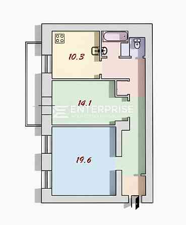 Продаж 2к Квартира 67.3 кв.м Толстого Льва вул. Kiev
