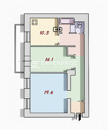 Продаж 2к Квартира 67.3 кв.м Толстого Льва вул. Kiev - photo 1