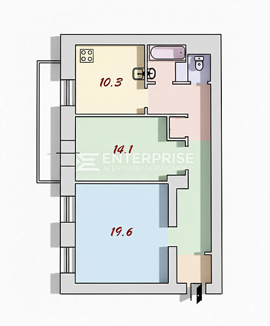 Продаж Квартира 2-кімнатна, 5/8 поверх на вул. Толстого Льва Київ - фото 1