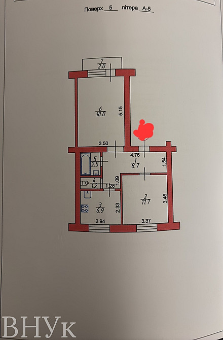 Продаж Квартира 2-кімнатна, 5/5 поверх на Гетьмана Мазепи Луцьк - фото 18