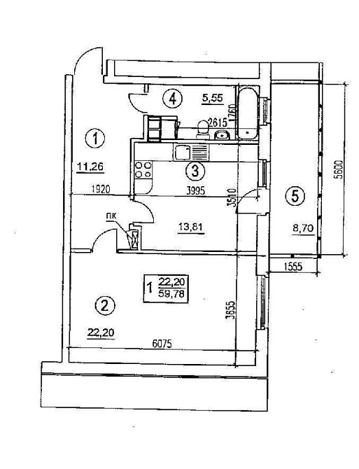 Продаж Квартира 1-кімнатна, 11/23 поверх на Пчілки Олени вул., д. 2а Київ - фото 9
