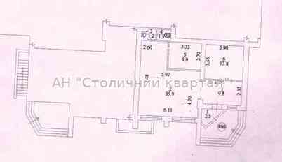 Оренда торгове приміщення на Степана Рудницького вул., 13, корп. 2 приміщень - 3, поверх - 1/16 Kiev