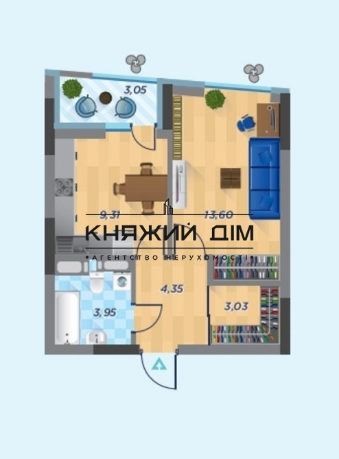 Продаж 1 к. кв. у ЖК Київ - фото 6