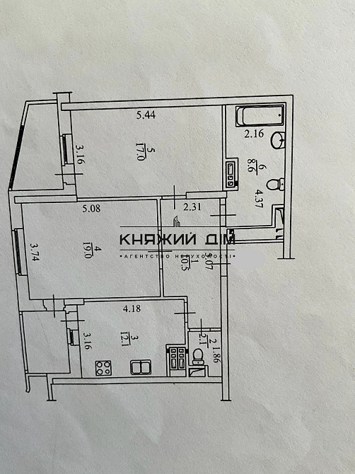 Продаж 2х кімнатноїї квартири, метро Позняки, Осокорки. № 21147016 Kiev - photo 14