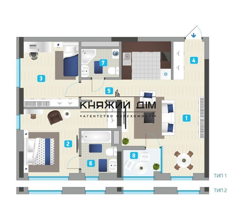 Продаж 2х кімнатної квартири ЖК Славутич 2.0 (буд. 7) КОД : 21146163 Київ - фото 9