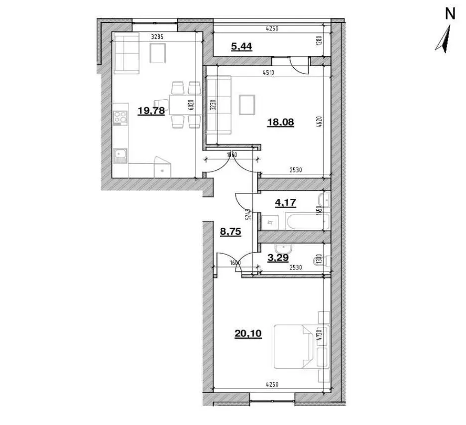For sale 2-room Apartment 78.8 sq.m вул. Залізнична 9 L'viv - photo 3