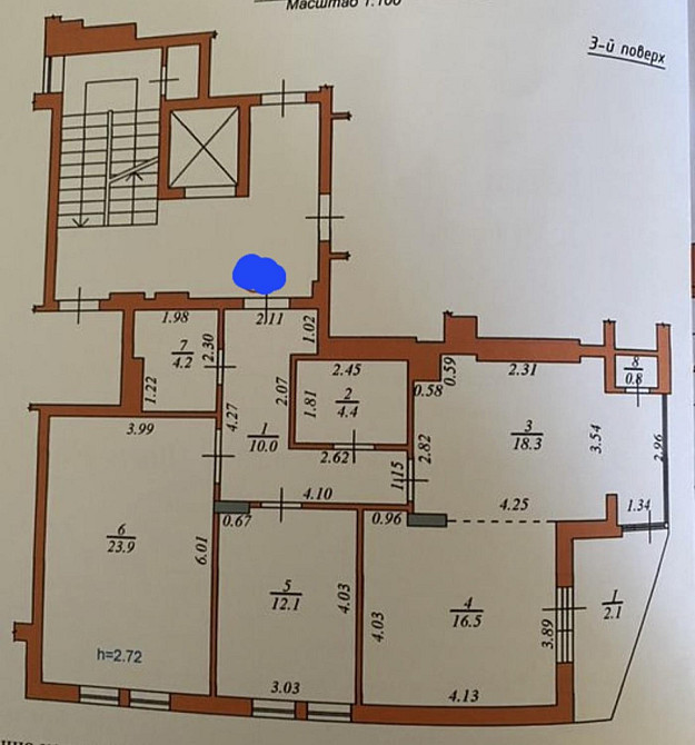 Продаж Квартира 3-кімнатна, 3/10 поверх на вул. Виговського Івана Львів - фото 10