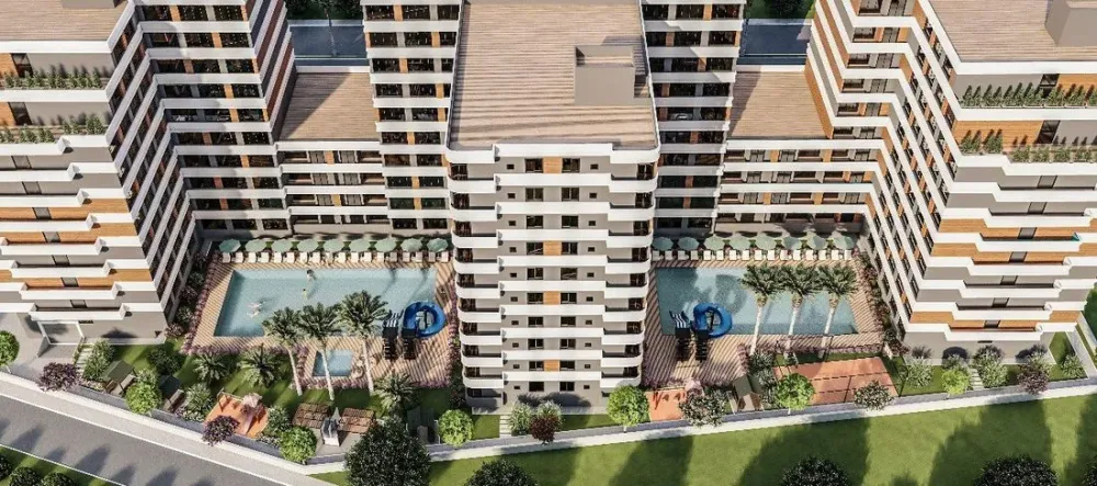 Квартира за кордоном 60 кв.м 1 кімн. 5-й поверх м. Мерсін,  Мерсін - фото 1