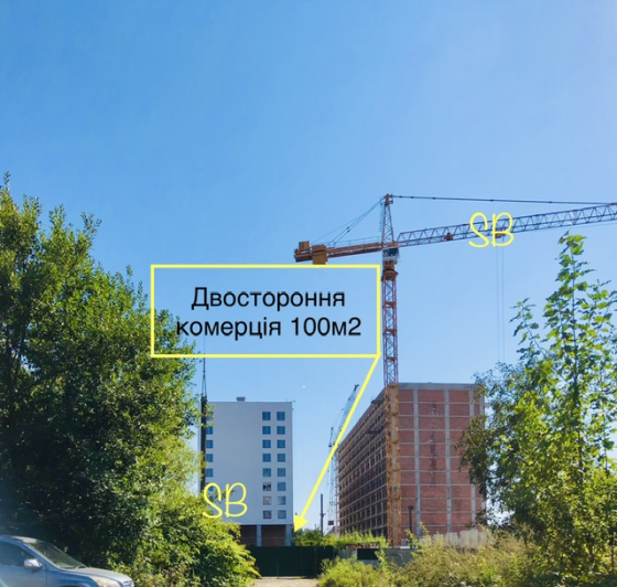 Двухсторонняя коммерция 100м2 Львов