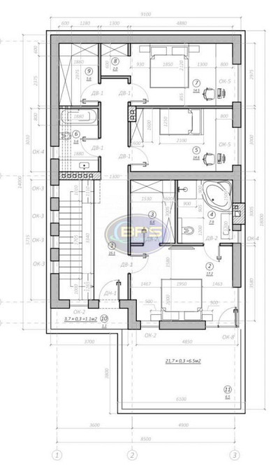 Продаж 2-поверховий Будинок з ділянкою 3.5 сот 200 кв.м 4 кімн. на Ахматова вул. Одеса - фото 18