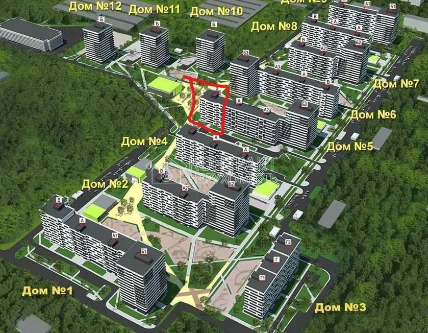 Продаж Квартира 1-кімнатна, 8/10 поверх на вул. Героїв Харкова Харків - фото 2