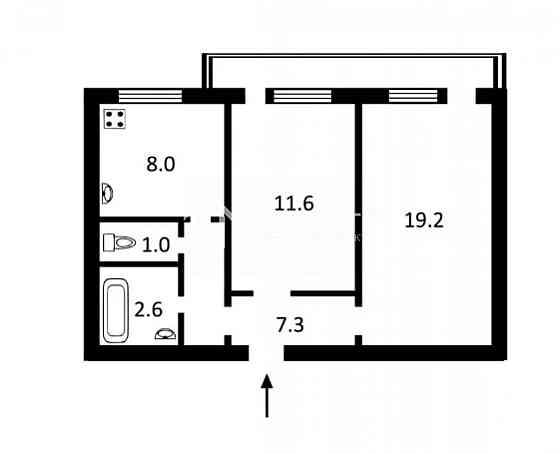 Продаж Квартира 2-кімнатна, 5/9 поверх на вул. Червоної Калини Київ