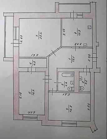 Продаж Квартира 3-кімнатна, 8/10 поверх на Перемоги Житомир